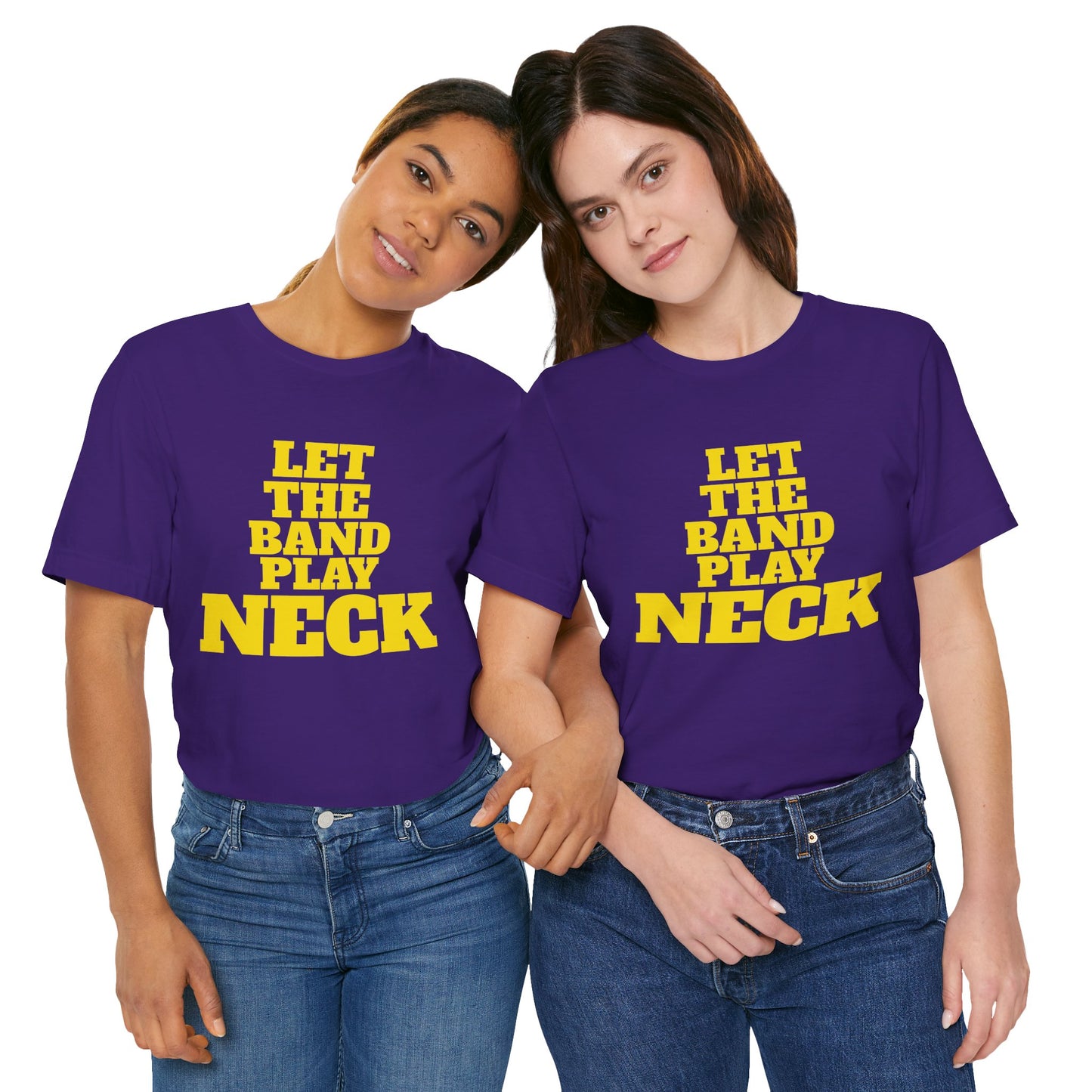 Tiger Nation Let The Band Play Neck Tee