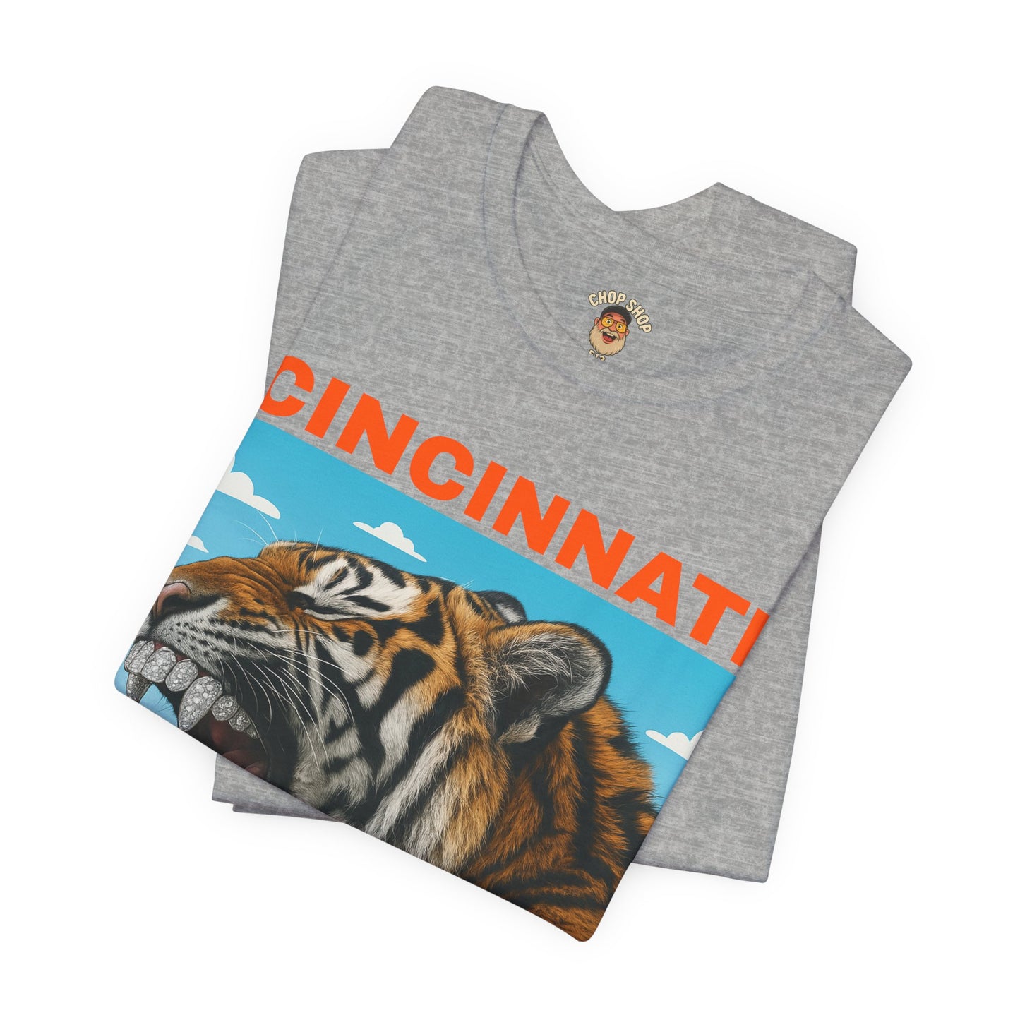 🔥💎🐅 Iced Out Roar – Queen City Tiger Tee