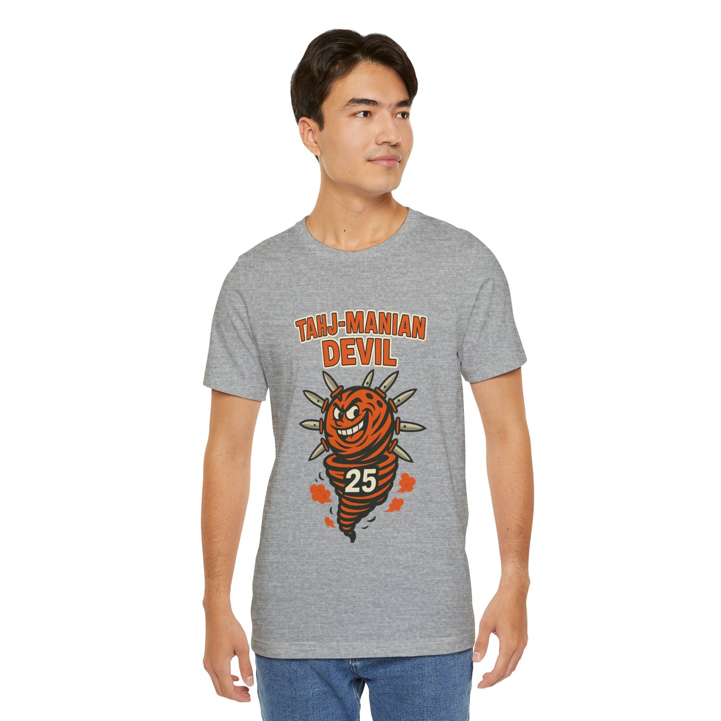 Tahj-Manian Devil Graphic Tee | Unisex Short Sleeve T-Shirt