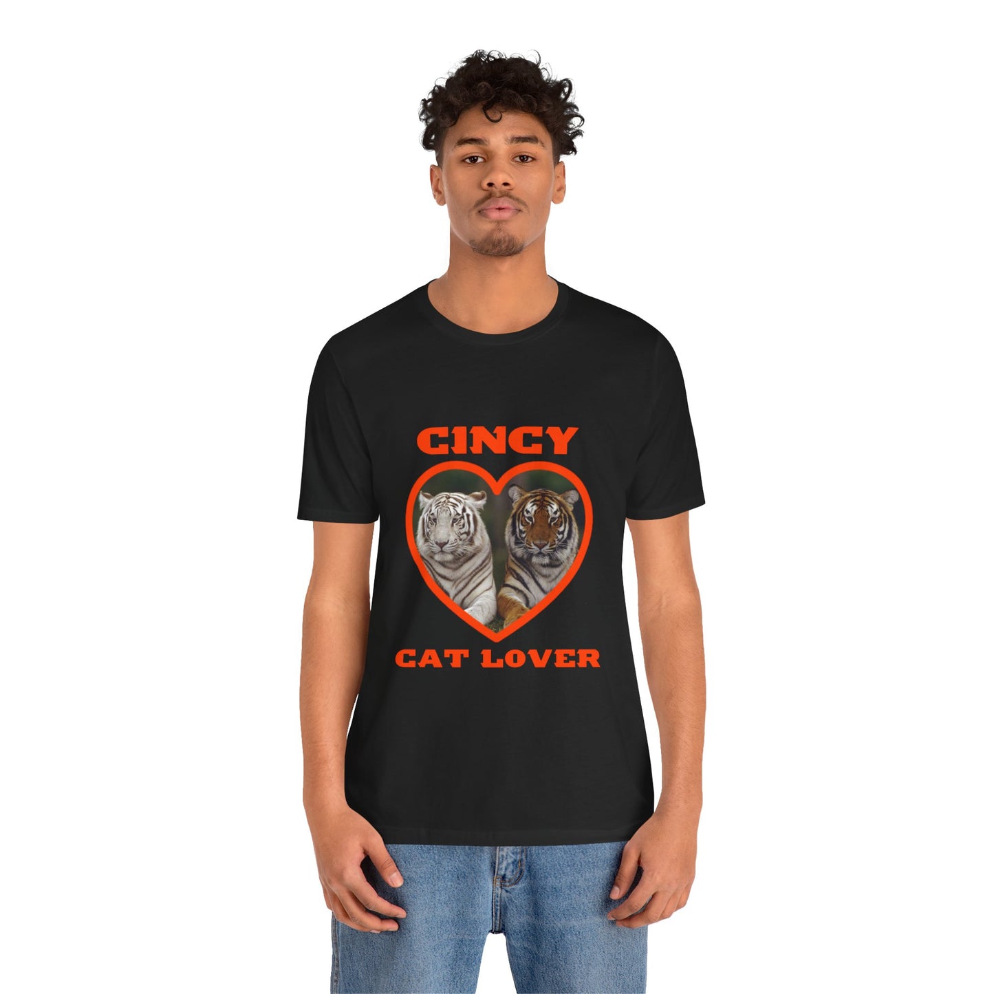Cincy Cat Lover Unisex Jersey Tee - Perfect for WhoDey Lovers