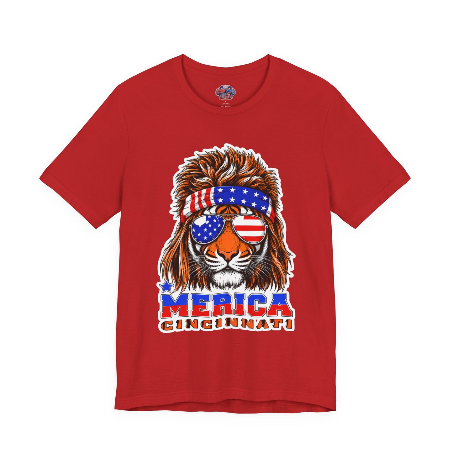 Freedom Mullet Tiger T-Shirt