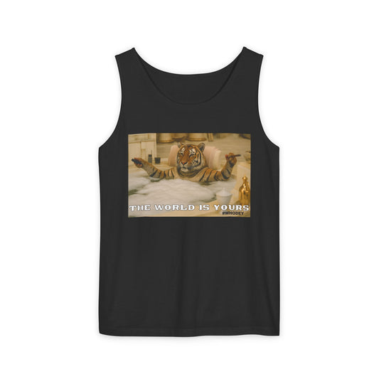 🐅 The World Is Yours – Luxury Tiger Graphic Tank Top