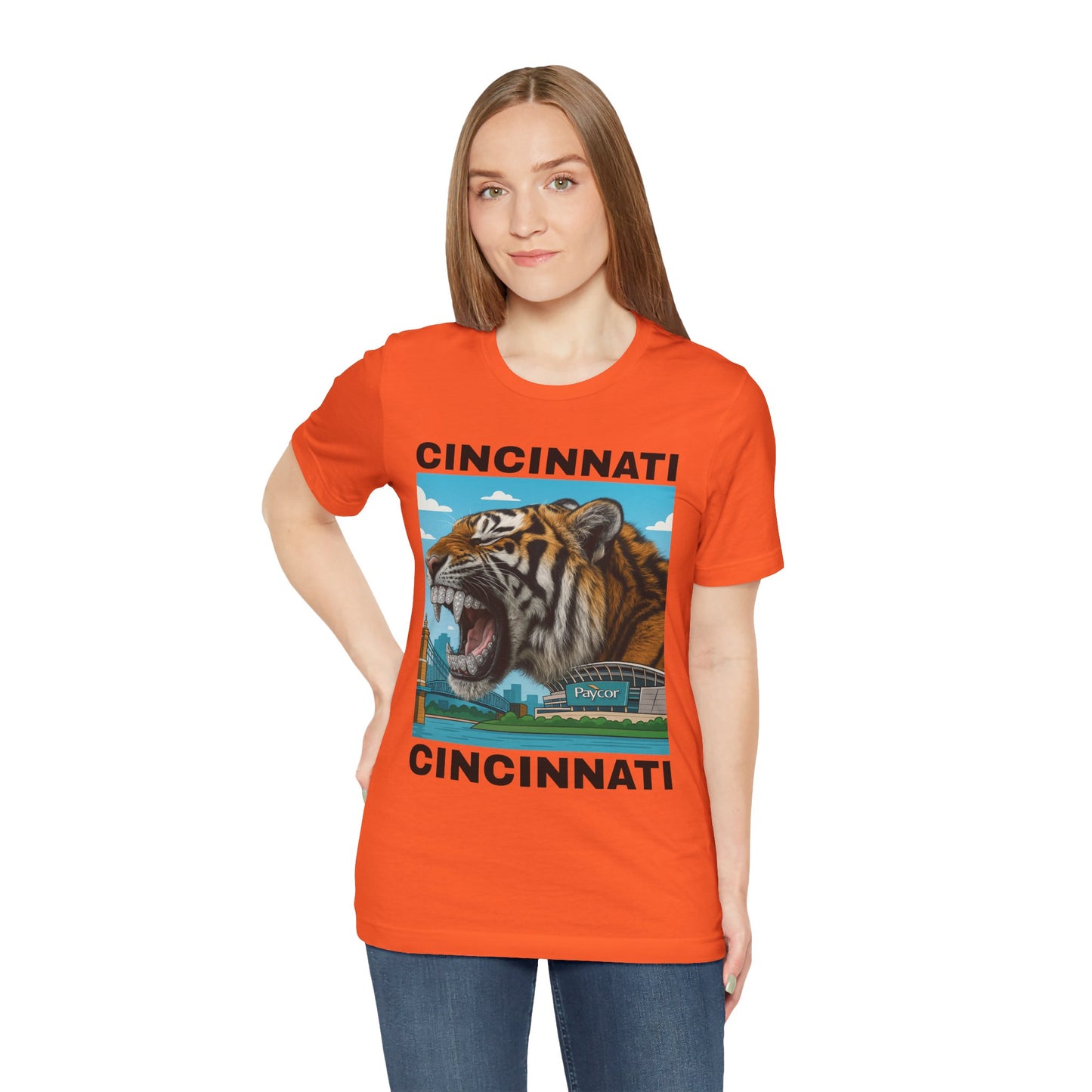 🔥💎🐅 Iced Out Roar – Queen City Tiger Tee