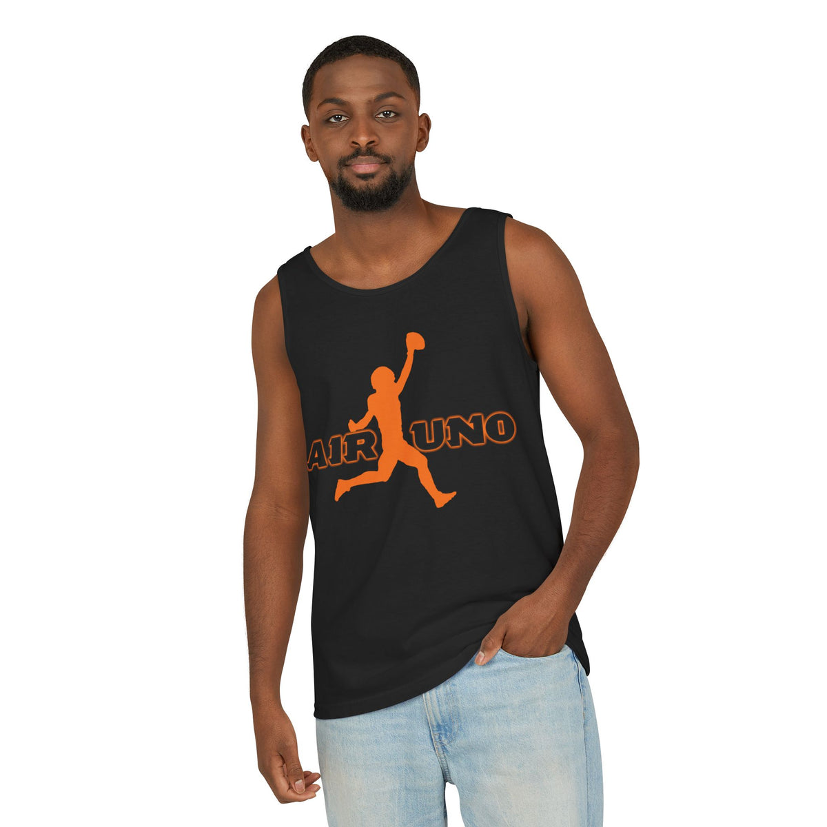 Air Uno Tank Top, Unisex Athletic Shirt, Summer Sportswear, Gift for Athletes, Trendy Workout Apparel