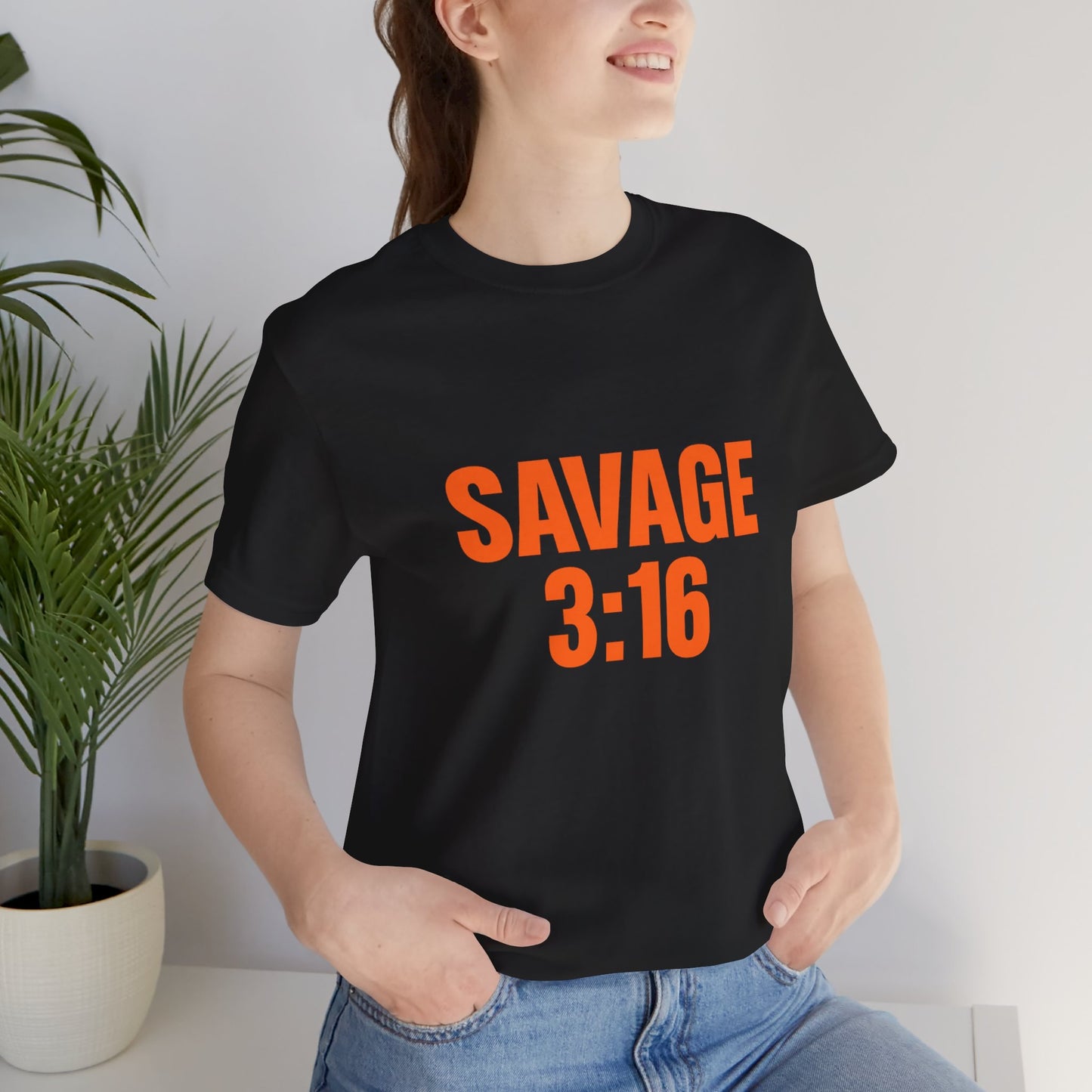 🐅 Savage 3:16 | Big Savage Greg Bengals and Brews T-Shirt