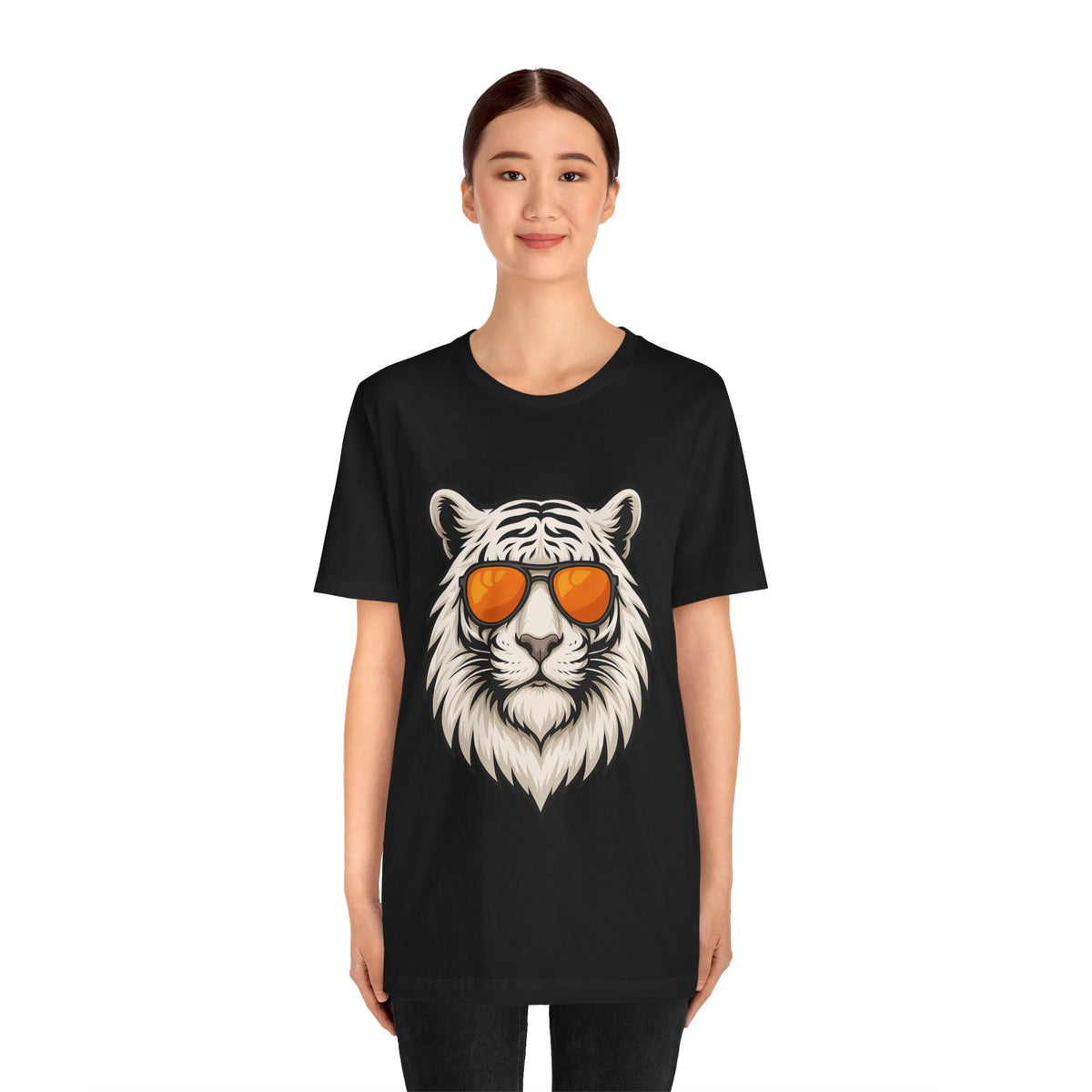 Cool Tiger Orange Sunglasses Tee