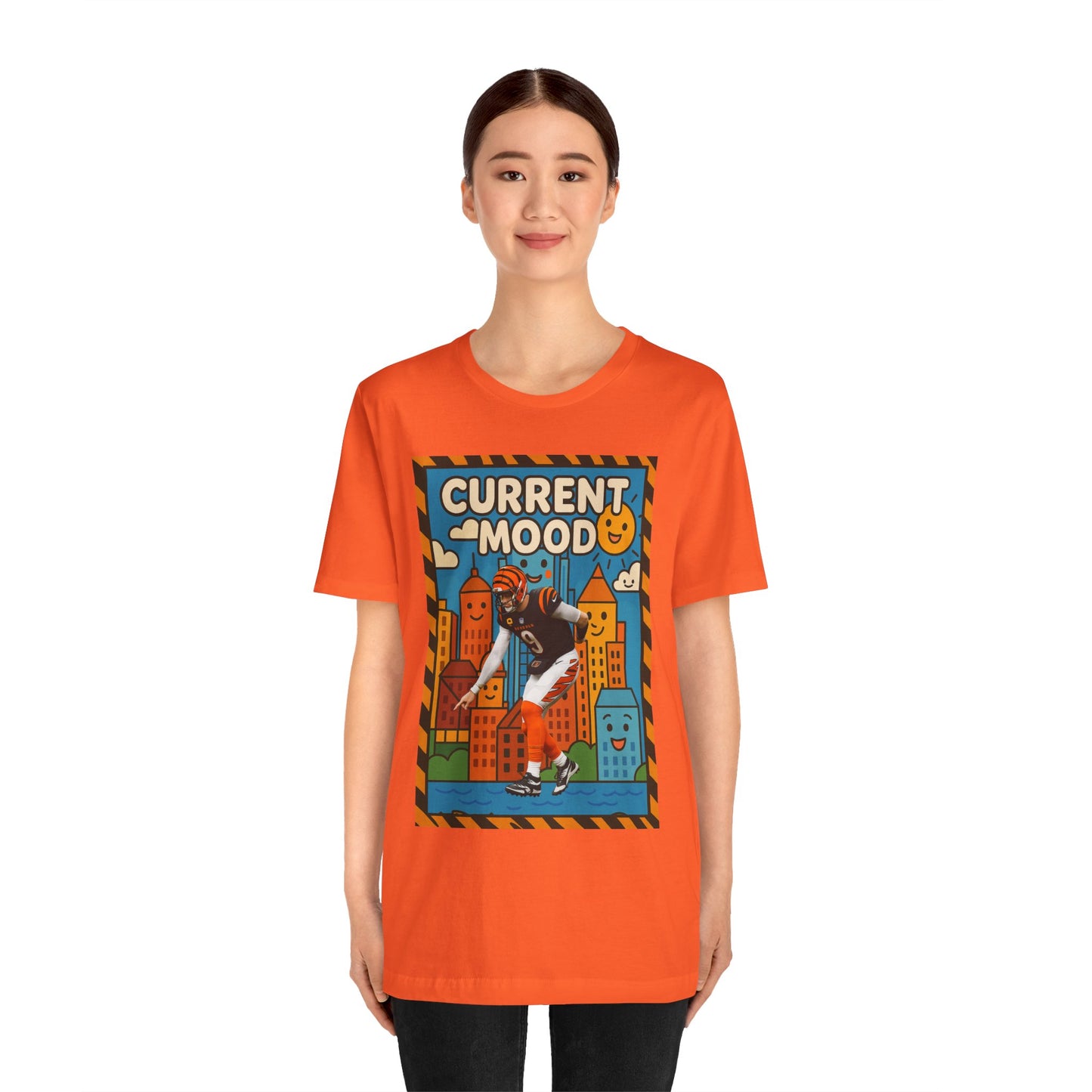 Current Mood: Hitting the Griddy T-Shirt – Joe Burrow Cincinnati Football Tee