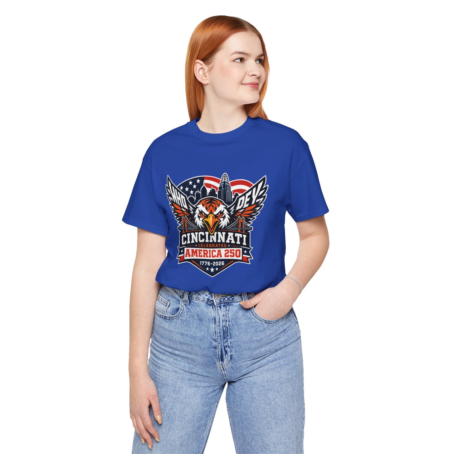 Cincinnati Celebrates America 250 Years of Freedom! Tiger Crest T‑Shirt