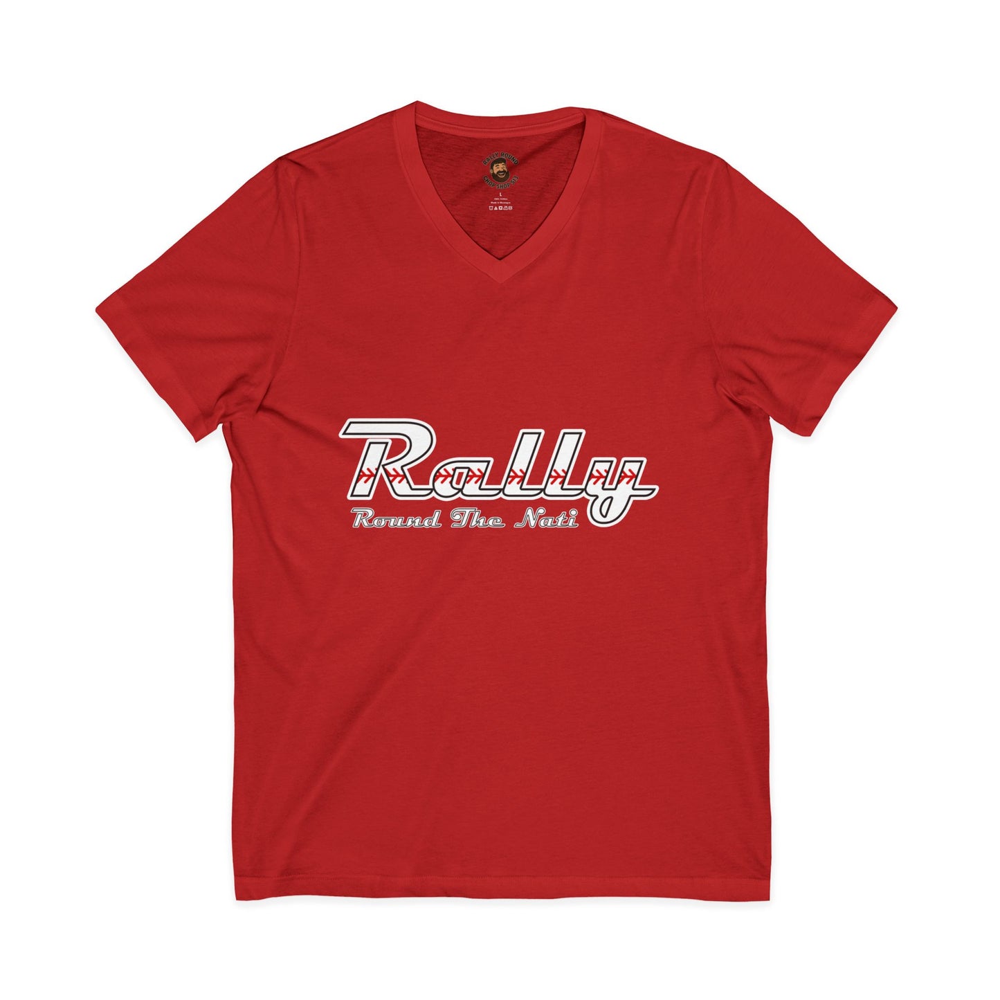 V-neck Rally Round the Nati  V-Neck Tee