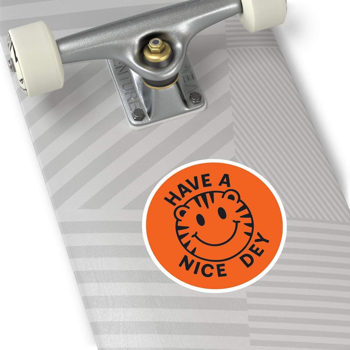 "Have a Nice Dey" Round Stickers - Fun, Whimsical Decor for Laptops, Journals, Gifts, Parties, Encouragement
