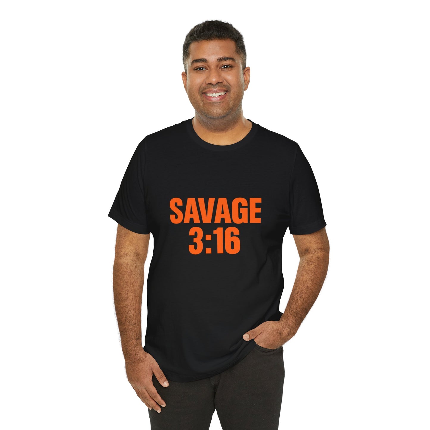 🐅 Savage 3:16 | Big Savage Greg Bengals and Brews T-Shirt