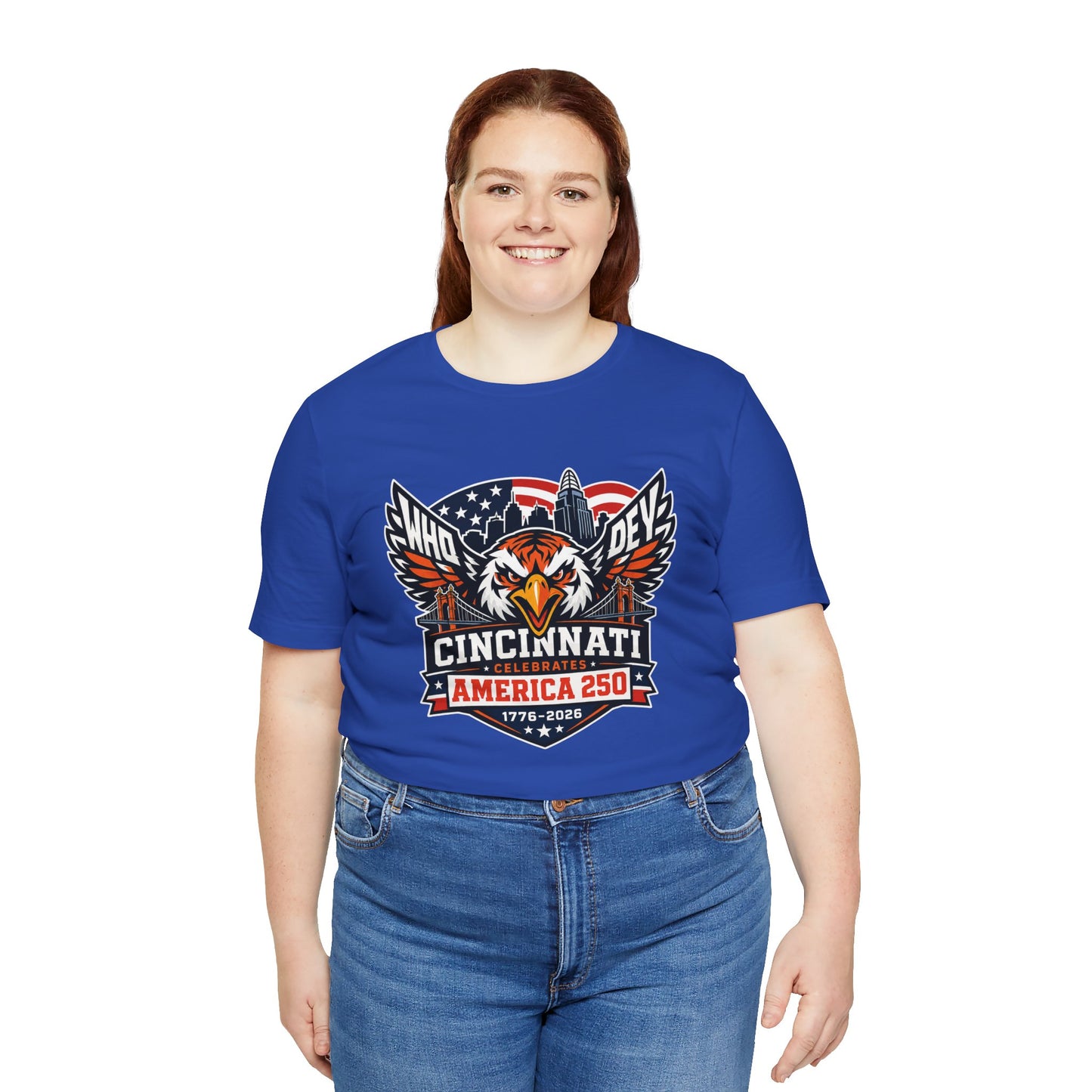 Cincinnati Celebrates America 250 Years of Freedom! Tiger Crest T‑Shirt