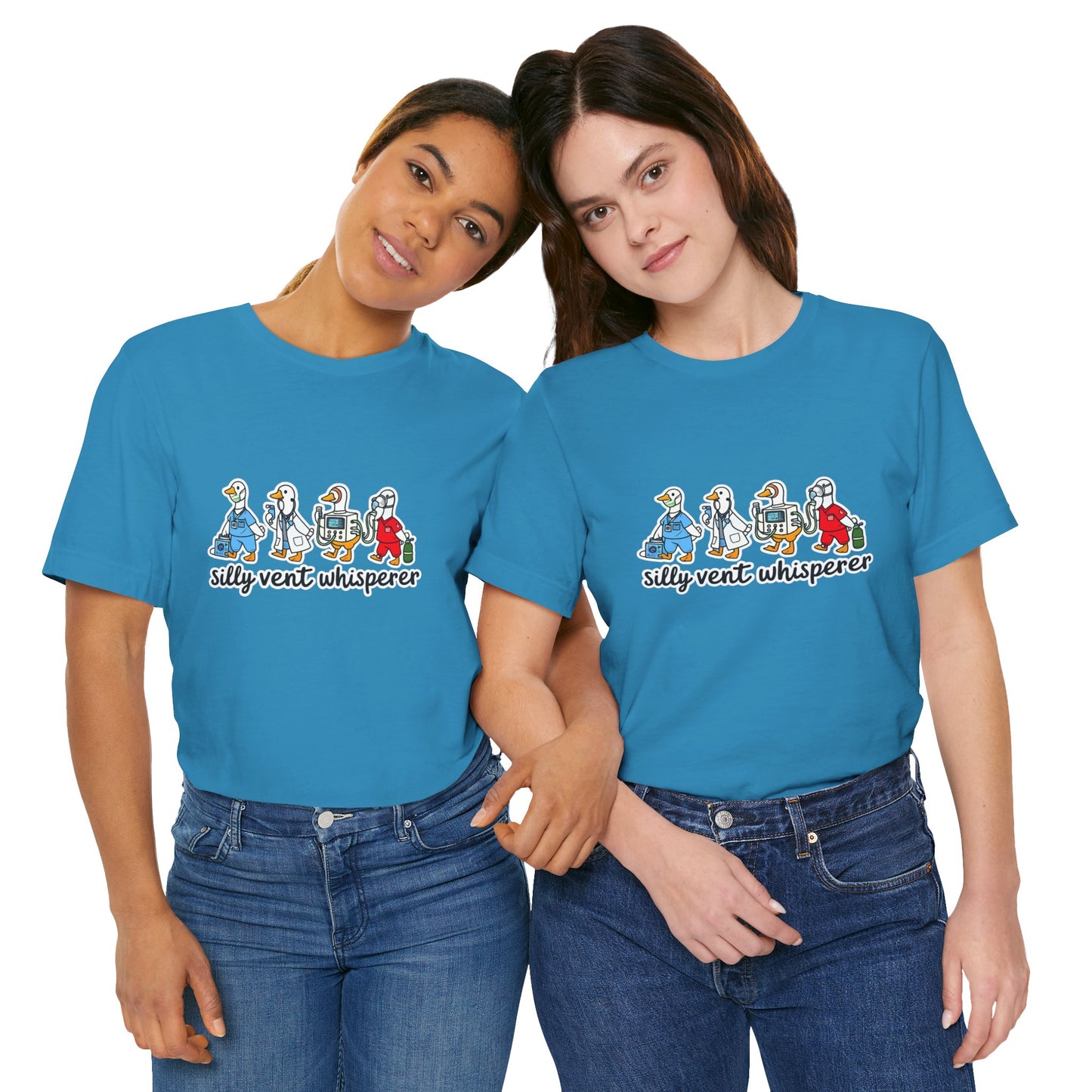 Silly Vent Whisperer Tee — Funny Crew respiratory care club
