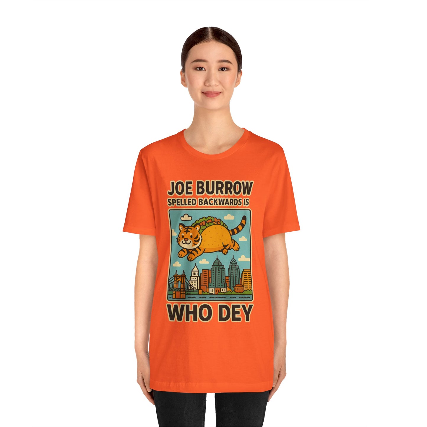 Taco Joe Who Dey Tee, Vintage Sports Shirt, Bengals Fan Apparel, Game Day Wear, Unisex Graphic Tee