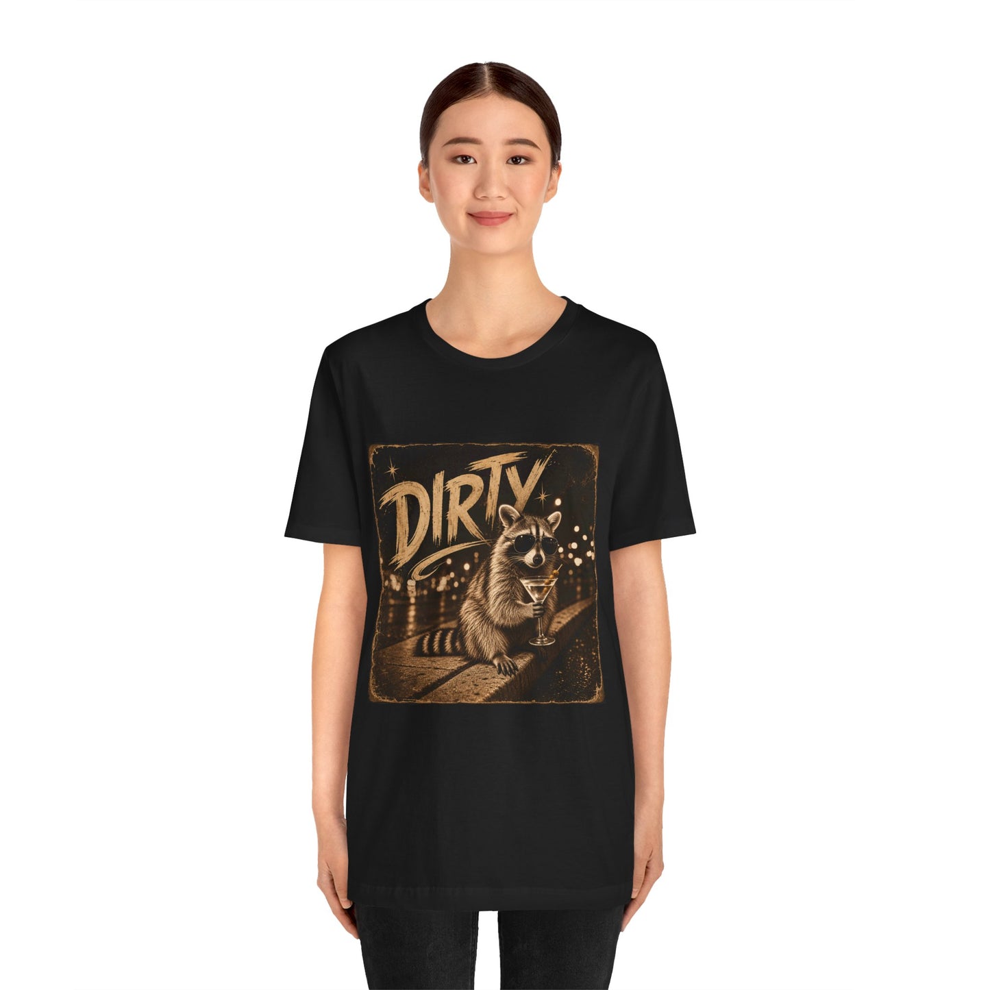 DIRTY Raccoon Martini T-Shirt 🍸🦝
