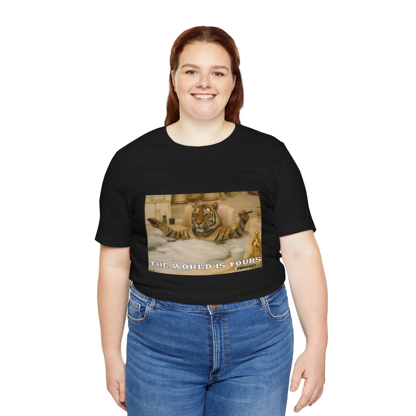 🐅 The World Is Yours – Luxury Tiger Graphic Tee