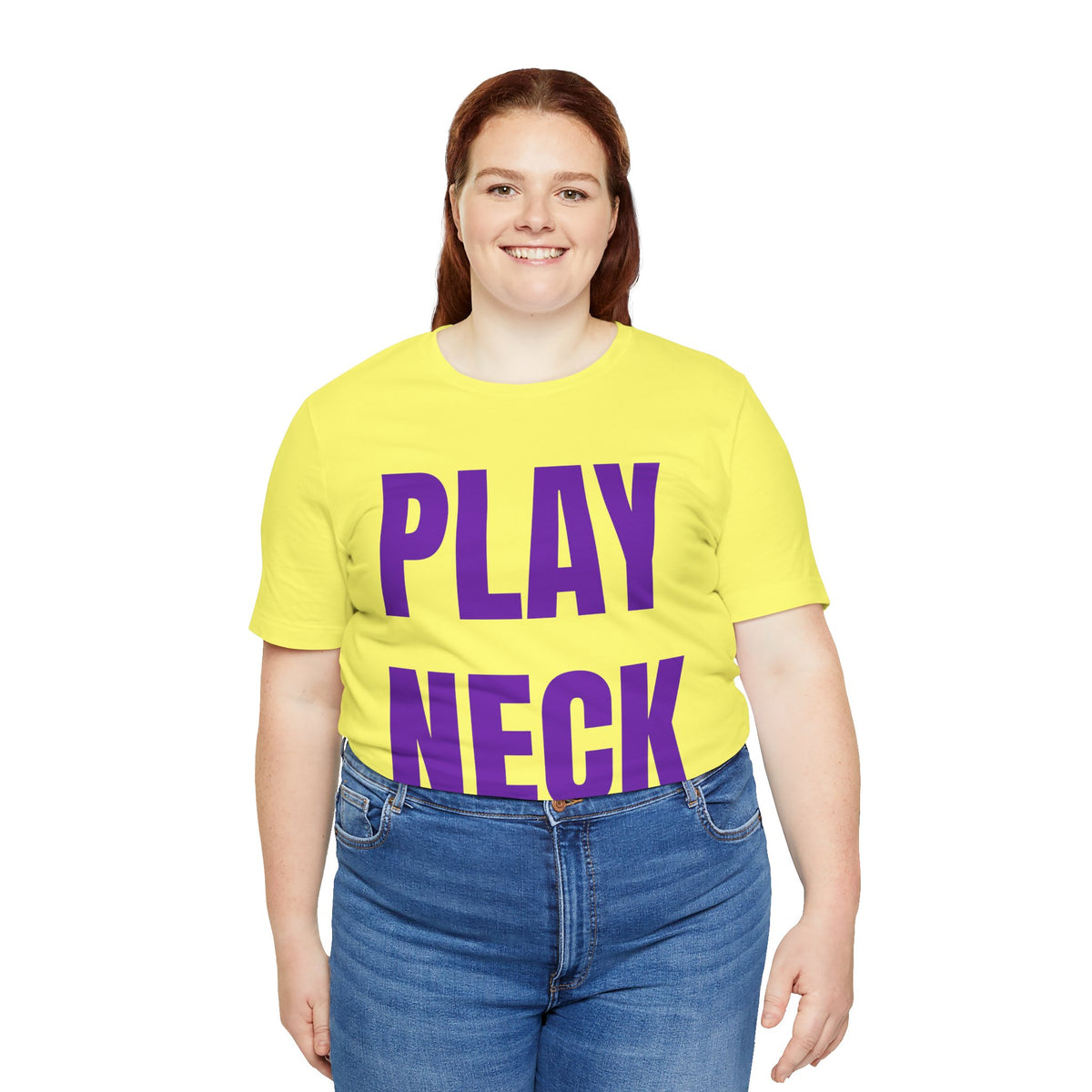 🐯 PLAY NECK Graphic Tee 🎺💜💛