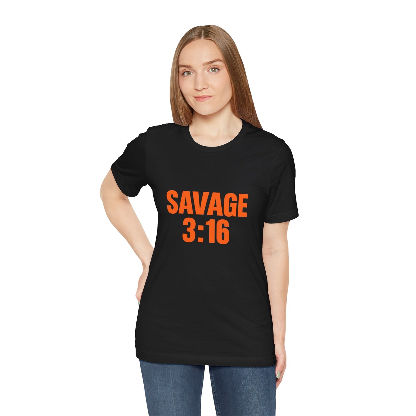 🐅 Savage 3:16 | Big Savage Greg Bengals and Brews T-Shirt