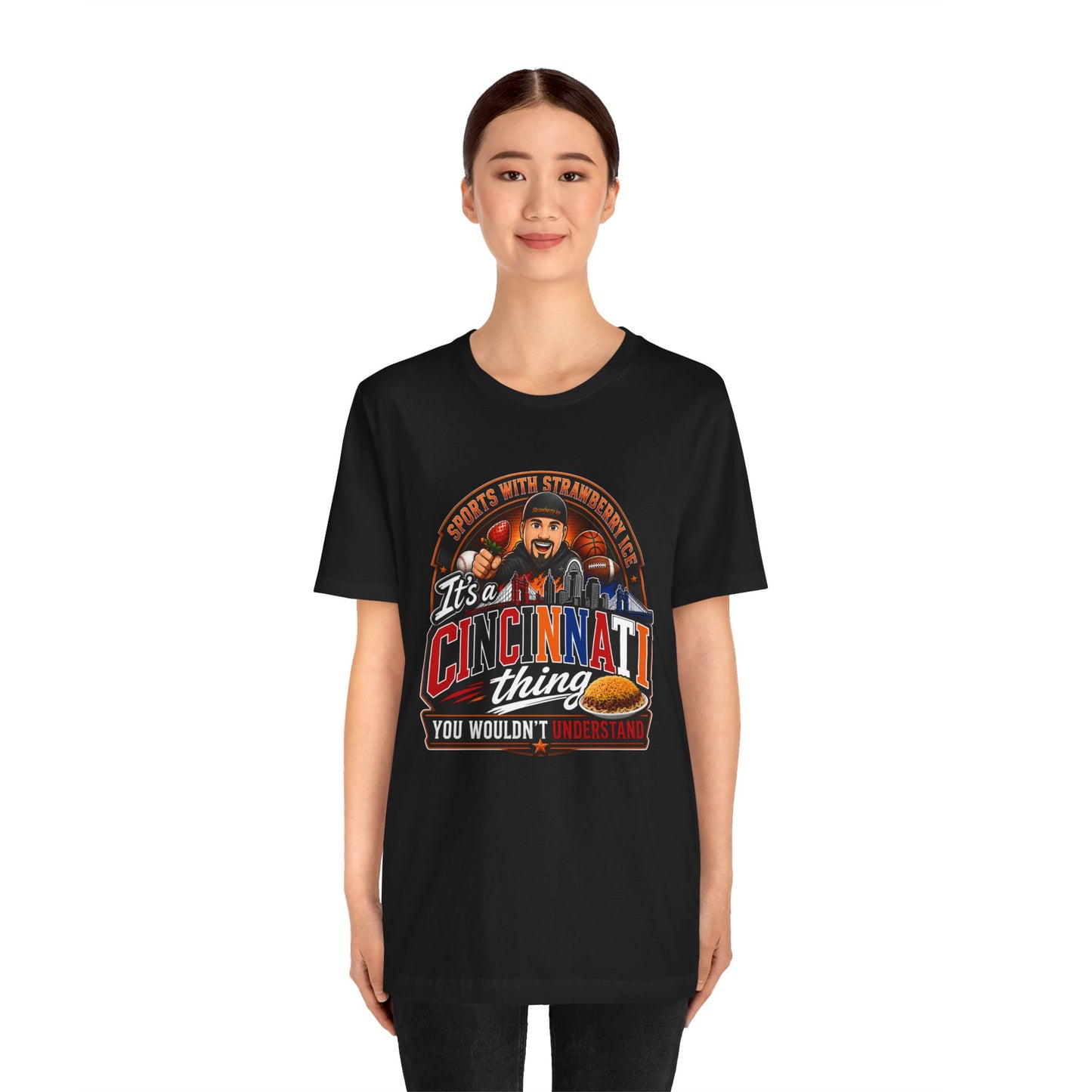 Sports with Strawberry Ice - Cincinnati Thing T‑Shirt — Cincinnati Pride Tee