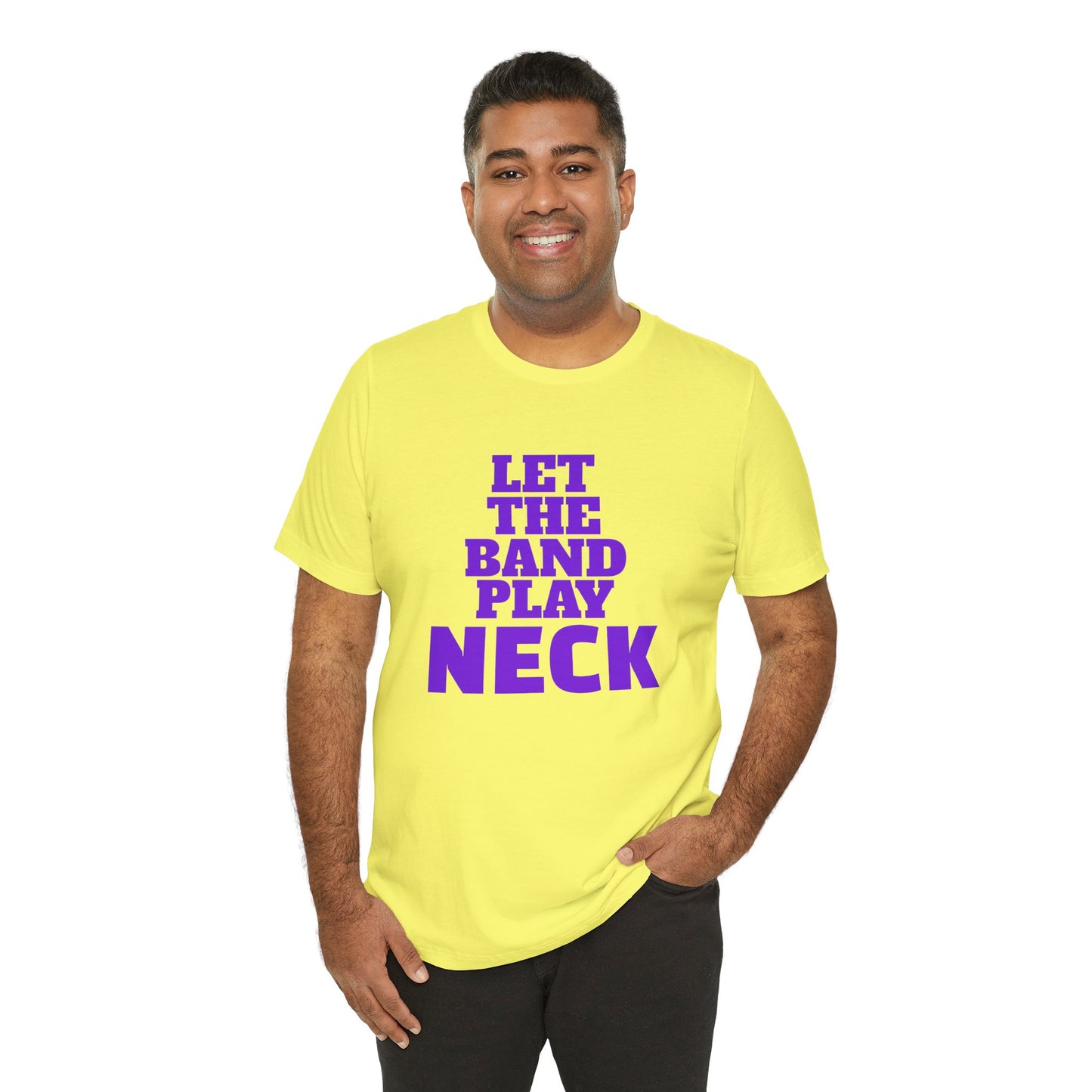 Tiger Nation Let The Band Play Neck Tee