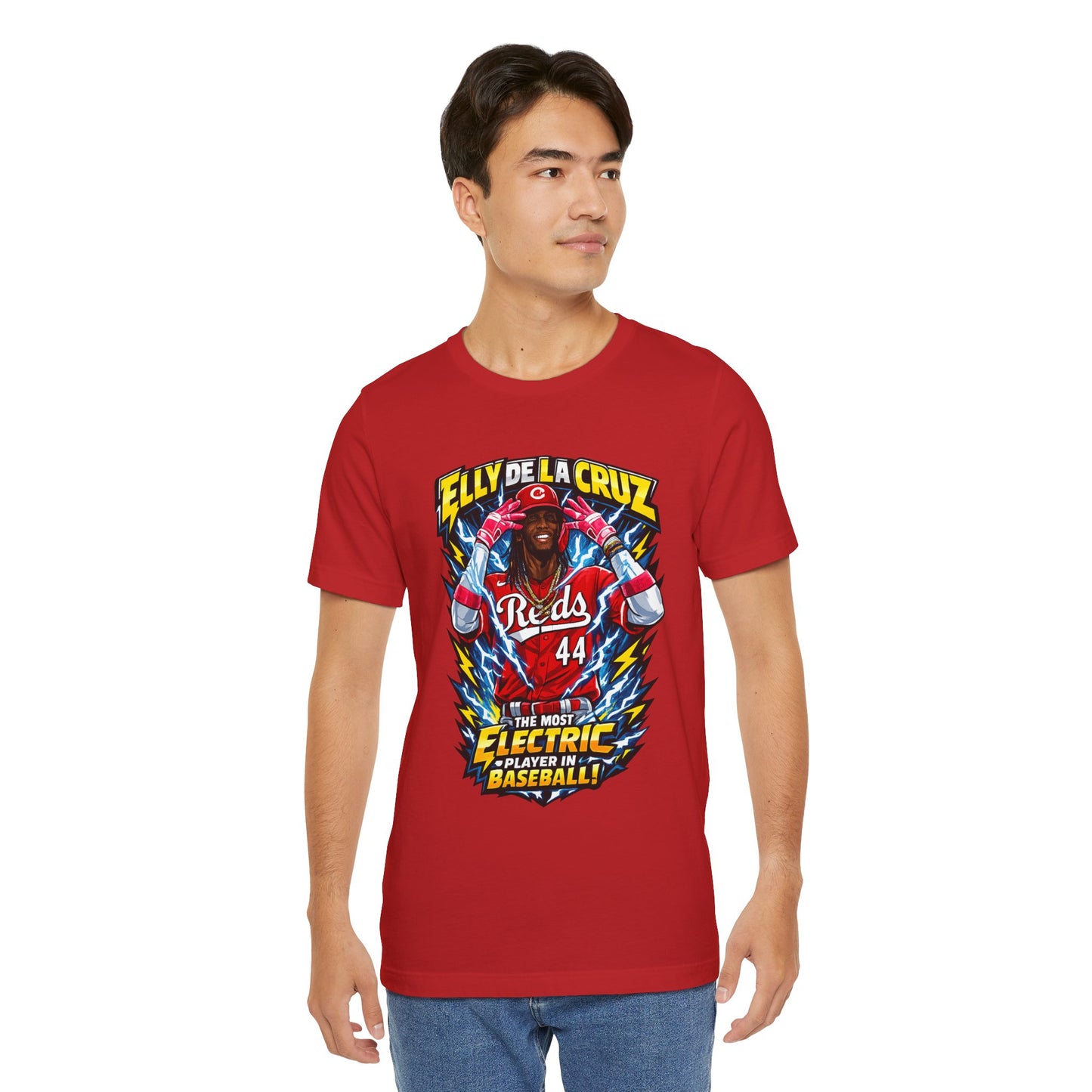 Elly De La Cruz 'The Most Electric Player in Baseball' Reds Baseball Tee
