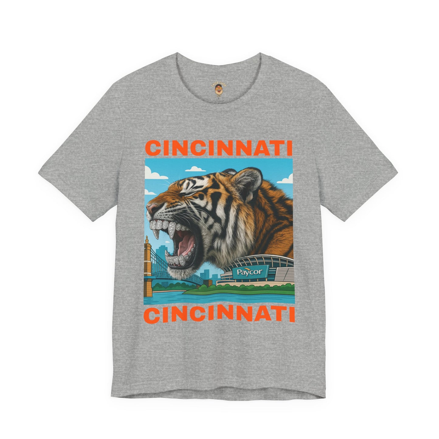 🔥💎🐅 Iced Out Roar – Queen City Tiger Tee