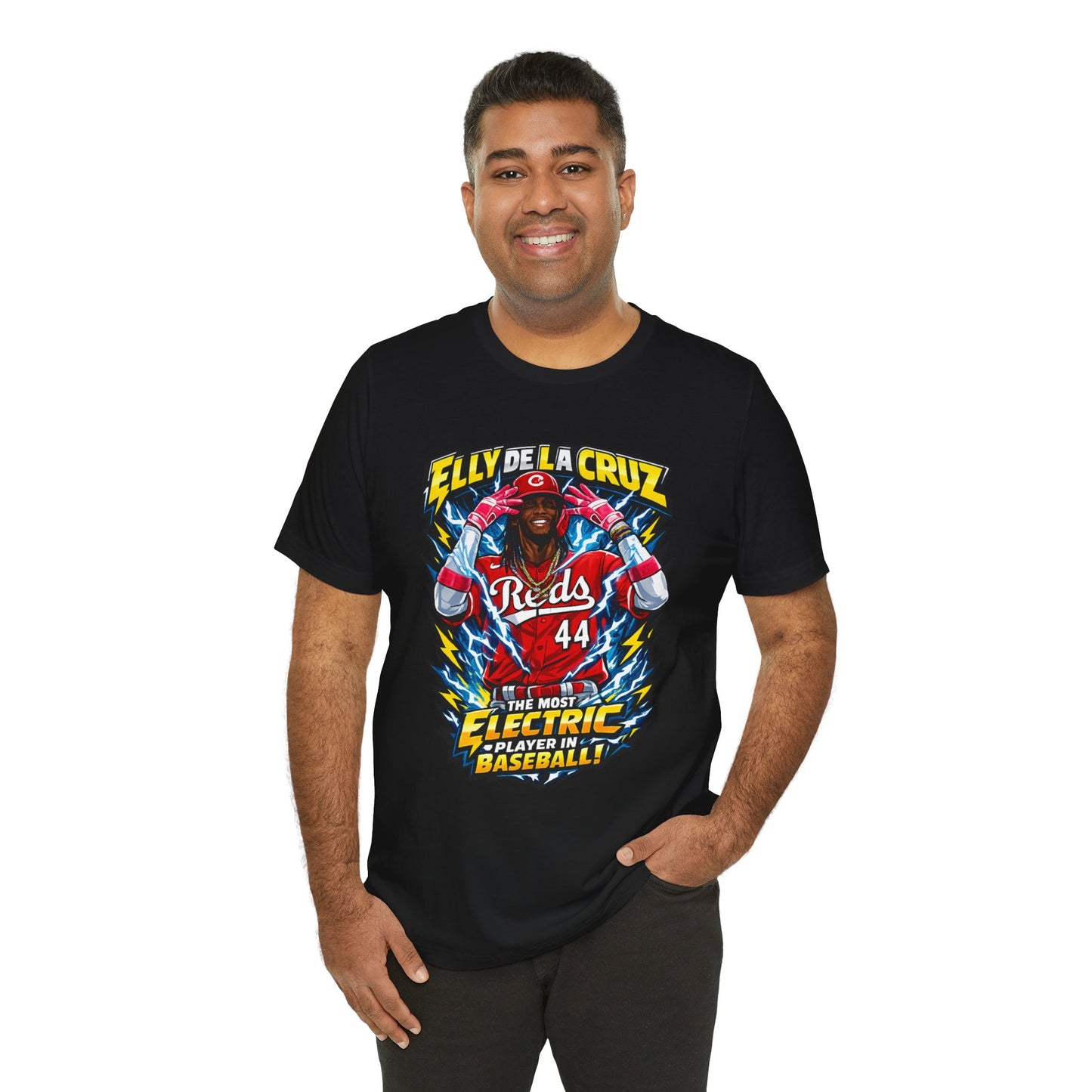 Elly De La Cruz 'The Most Electric Player in Baseball' Reds Baseball Tee