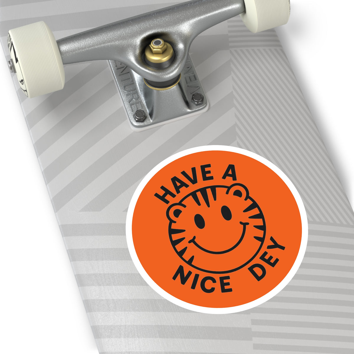 "Have a Nice Dey" Round Stickers - Fun, Whimsical Decor for Laptops, Journals, Gifts, Parties, Encouragement