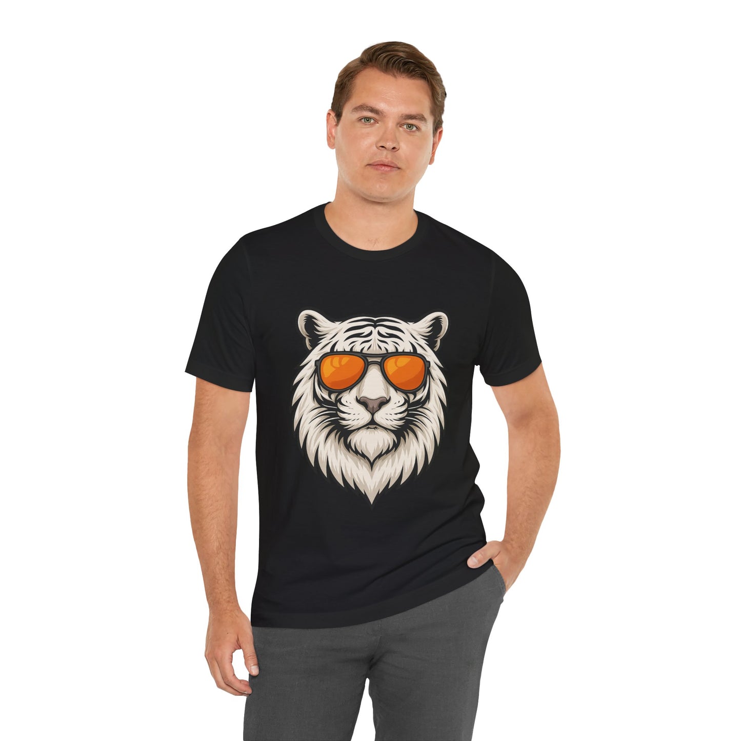 Cool Tiger Orange Sunglasses Tee