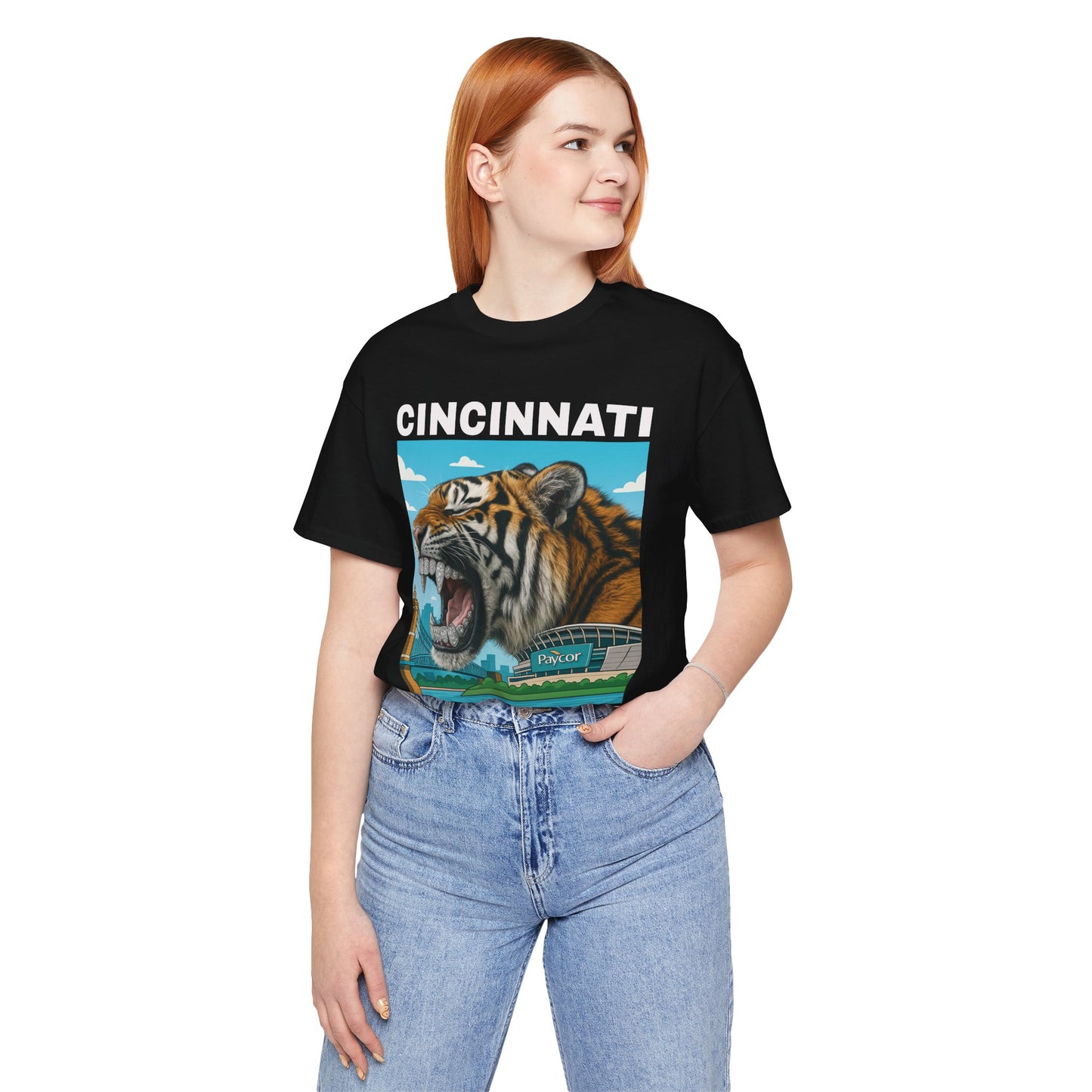🔥💎🐅 Iced Out Roar – Queen City Tiger Tee