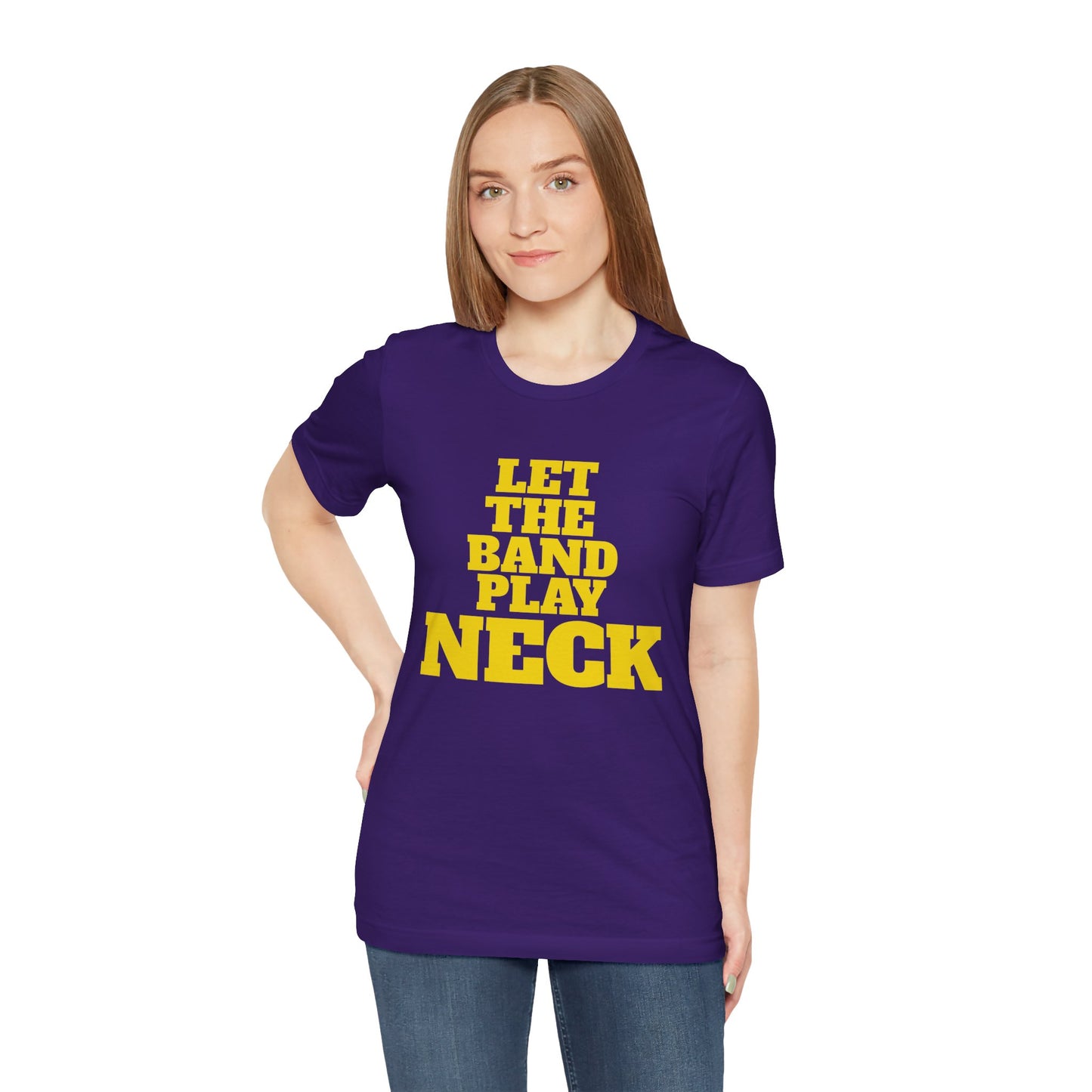 Tiger Nation Let The Band Play Neck Tee