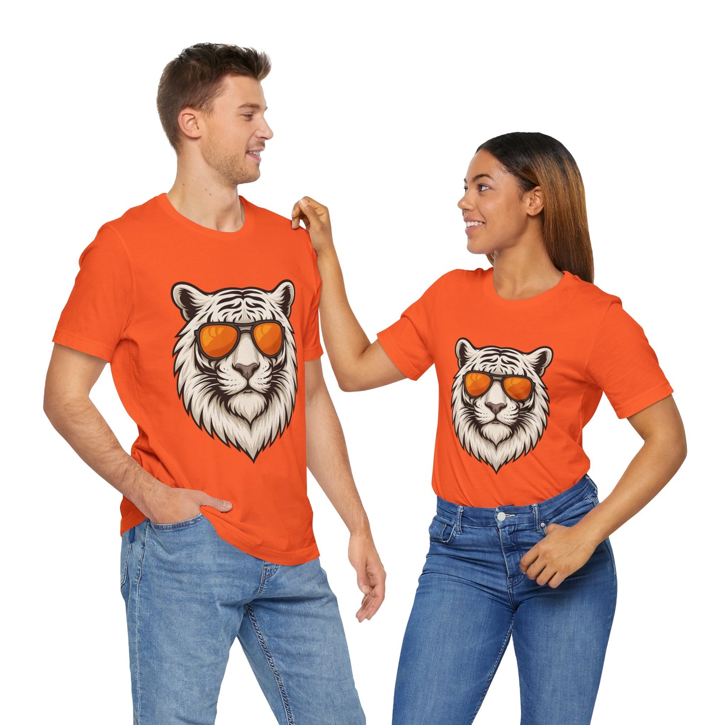Cool Tiger Orange Sunglasses Tee