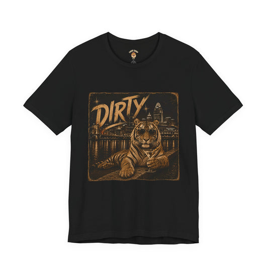 Tiger City Tee — "DIRTY" Vintage Urban Tiger Graphic T-Shirt