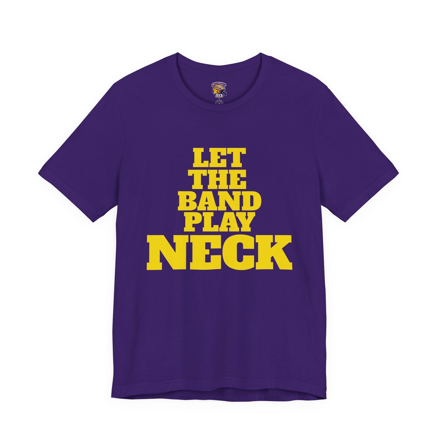 Tiger Nation Let The Band Play Neck Tee