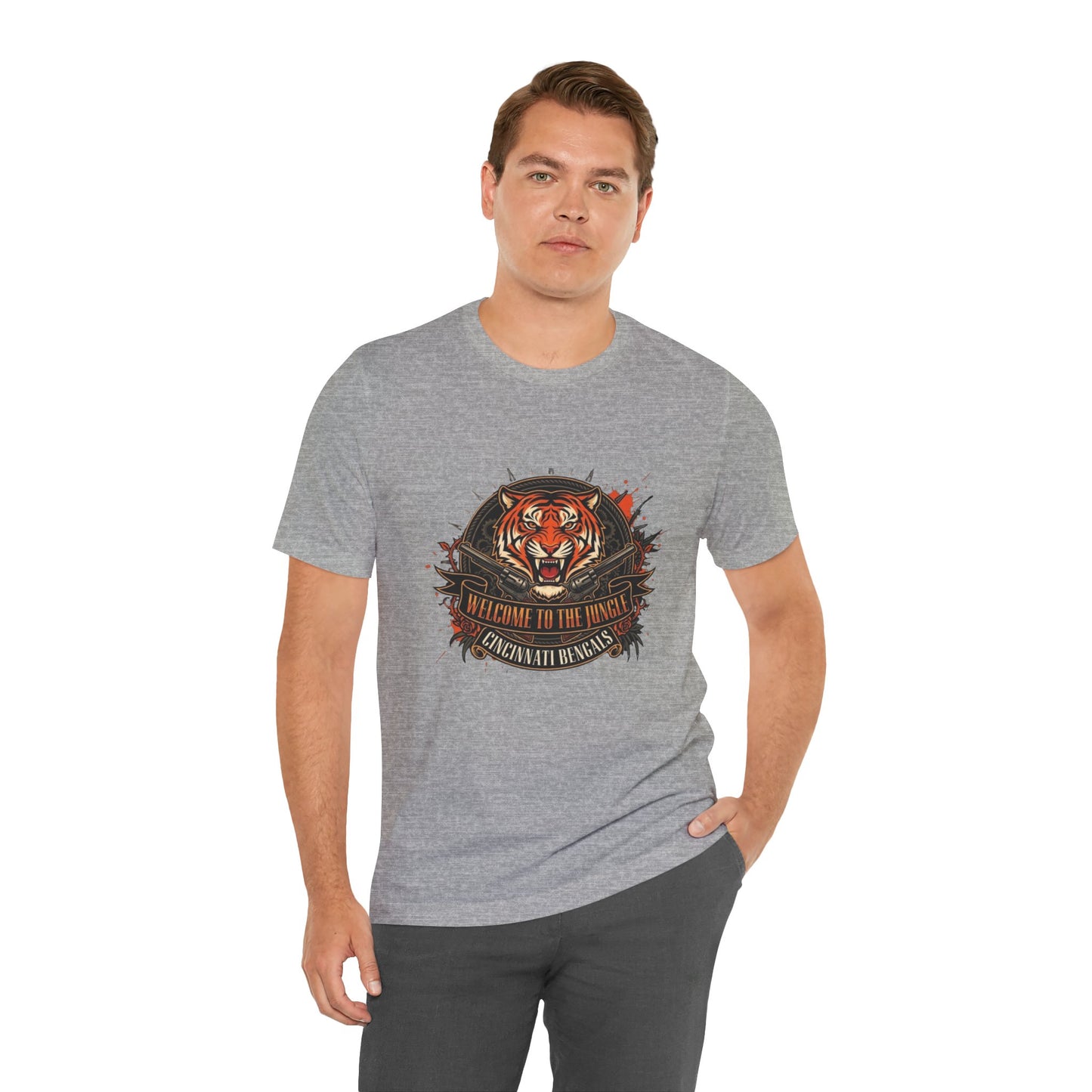 Cincinnati Bengals "Welcome to the Jungle" Tiger T-Shirt