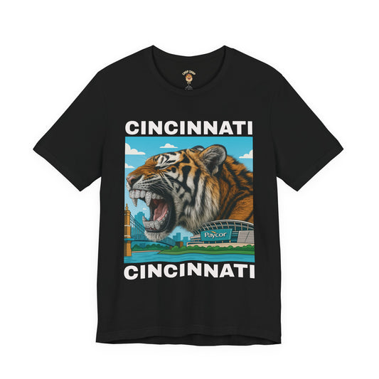 🔥💎🐅 Iced Out Roar – Queen City Tiger Tee