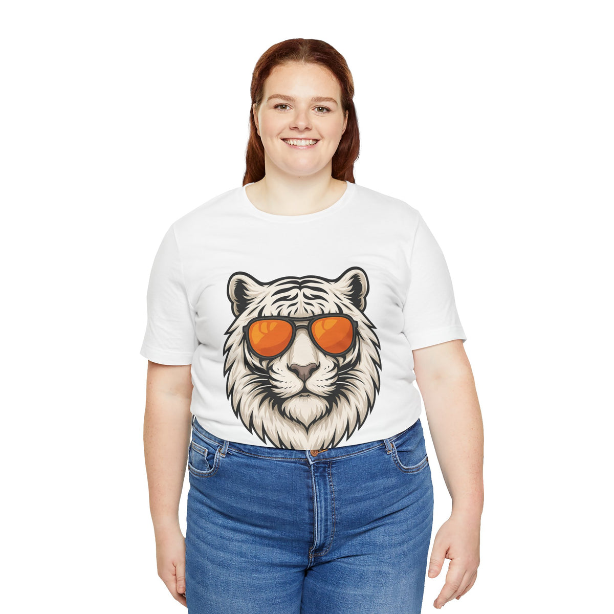 Cool Tiger Orange Sunglasses Tee