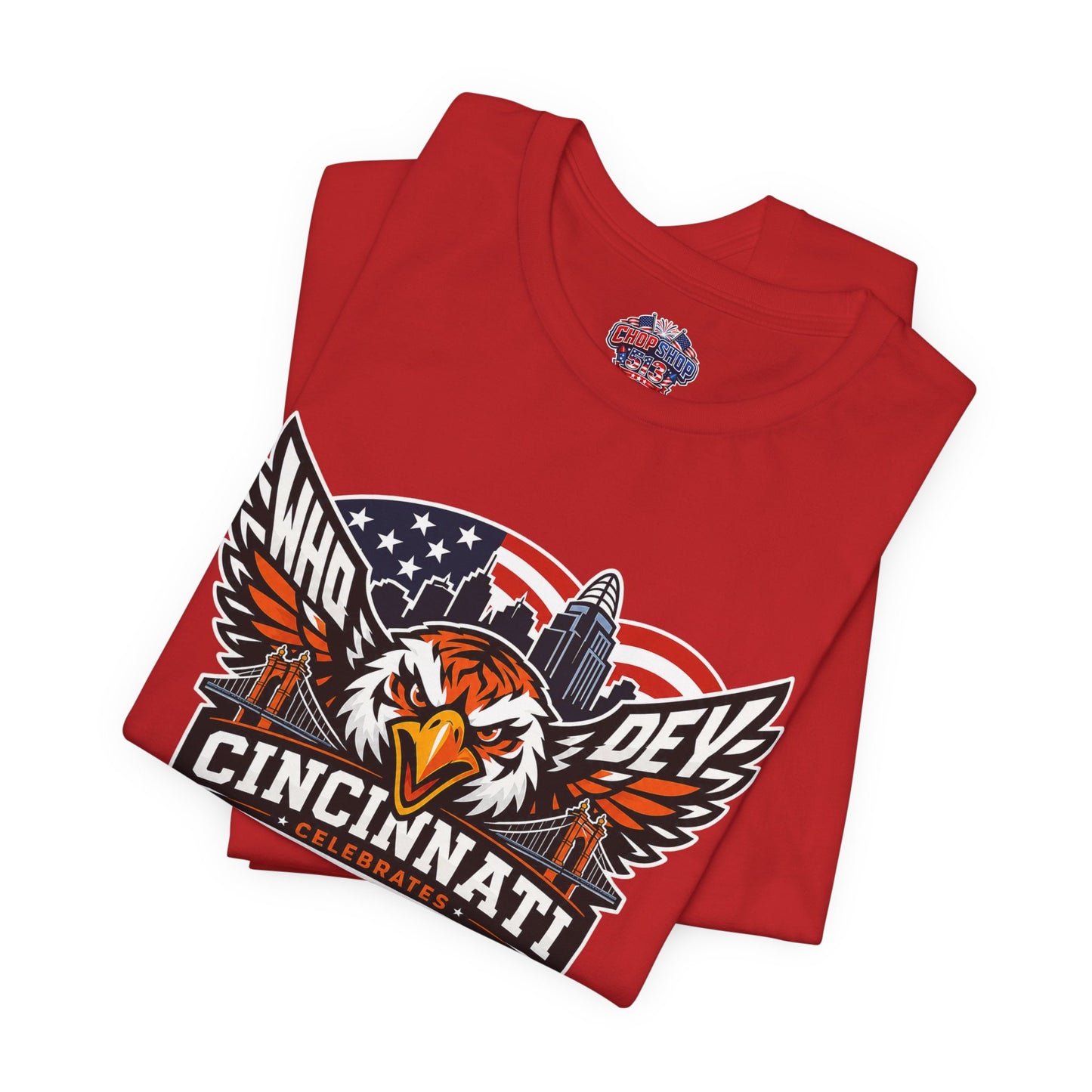 Cincinnati Celebrates America 250 Years of Freedom! Tiger Crest T‑Shirt