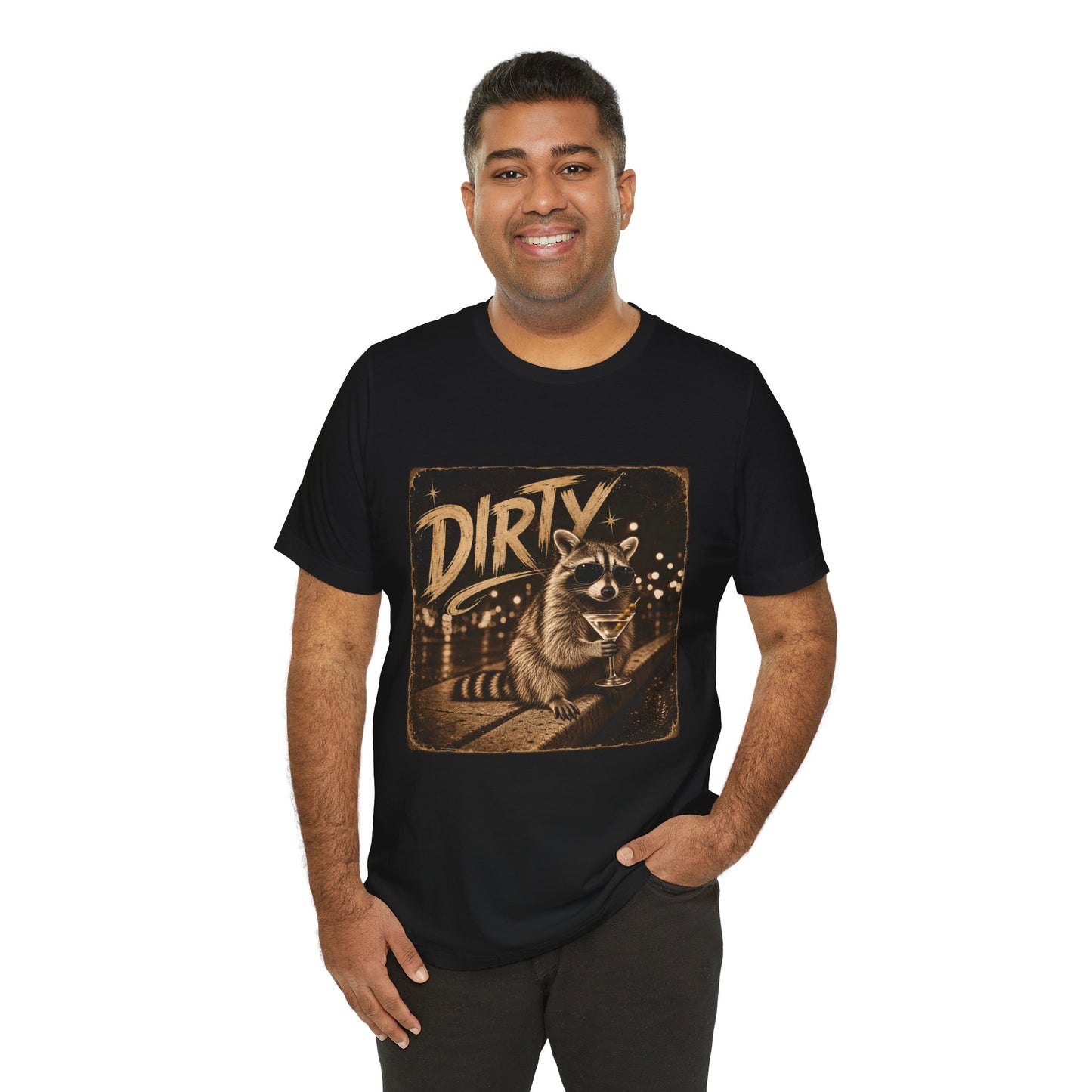 DIRTY Raccoon Martini T-Shirt 🍸🦝