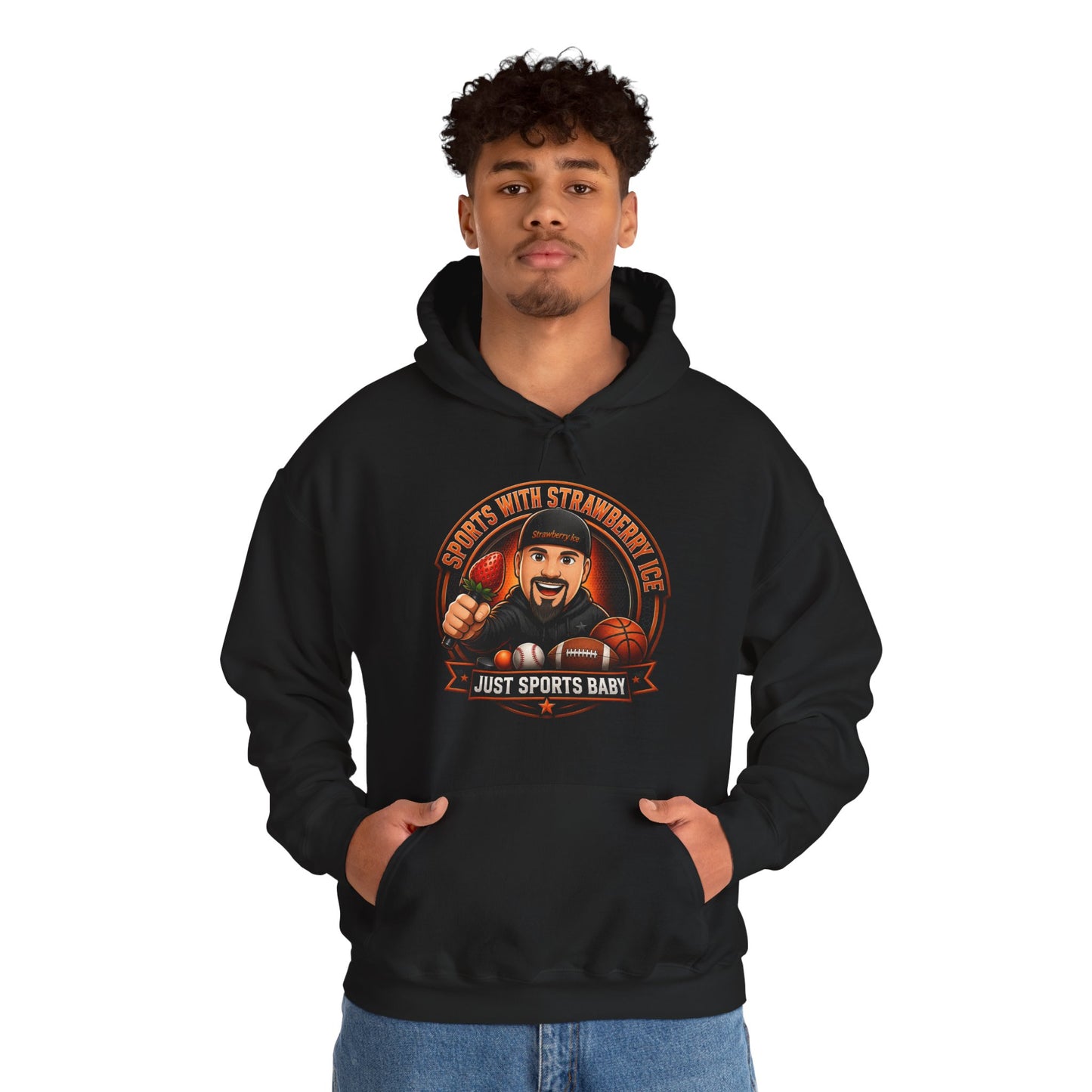 Official Sports with Strawberry Ice Pullover Hoodie