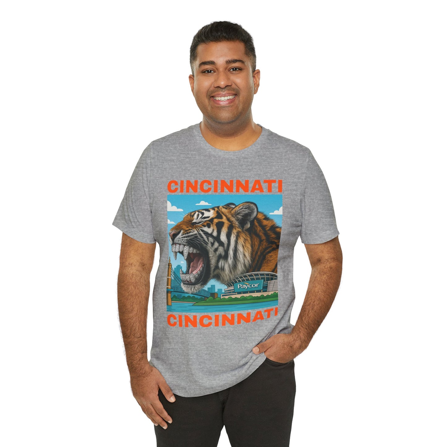 🔥💎🐅 Iced Out Roar – Queen City Tiger Tee