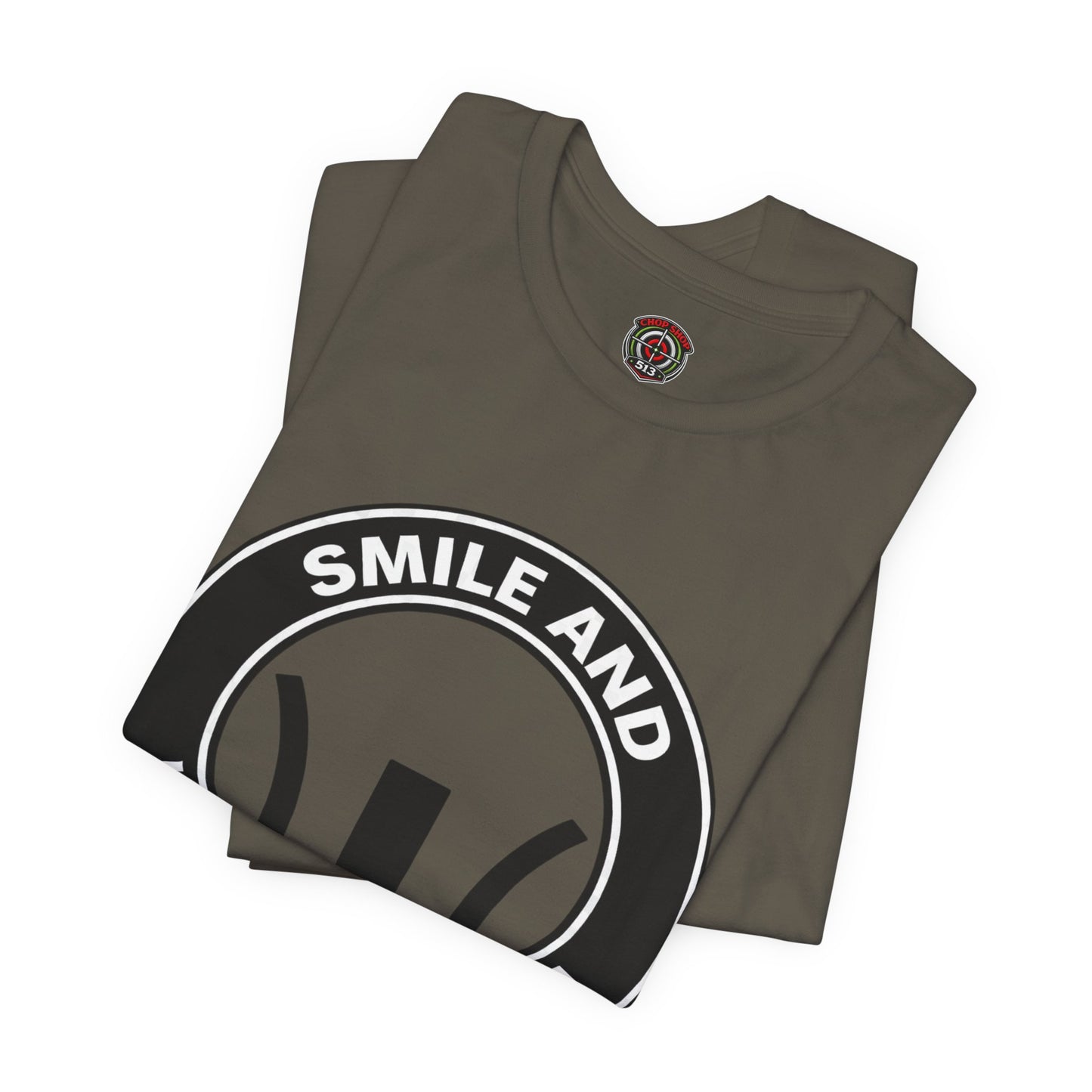 AR-Smile and Wait for Flash T-Shirt — Photography Humor Tee