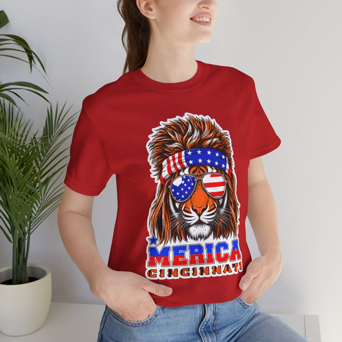 Freedom Mullet Tiger T-Shirt