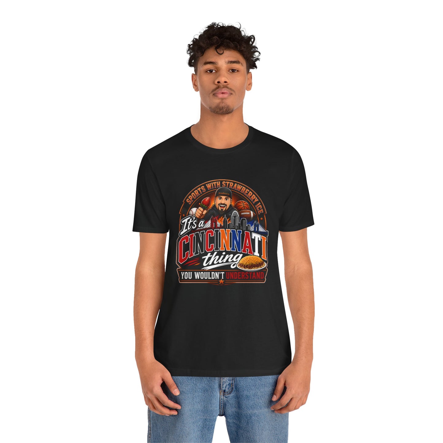 Sports with Strawberry Ice - Cincinnati Thing T‑Shirt — Cincinnati Pride Tee