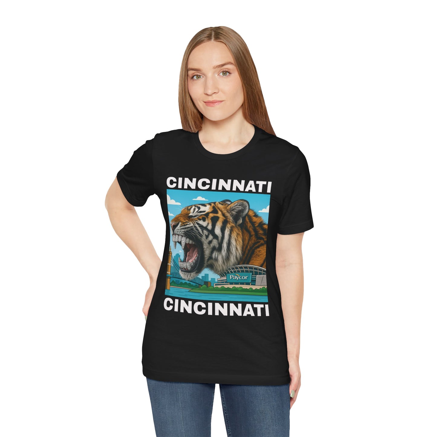 🔥💎🐅 Iced Out Roar – Queen City Tiger Tee