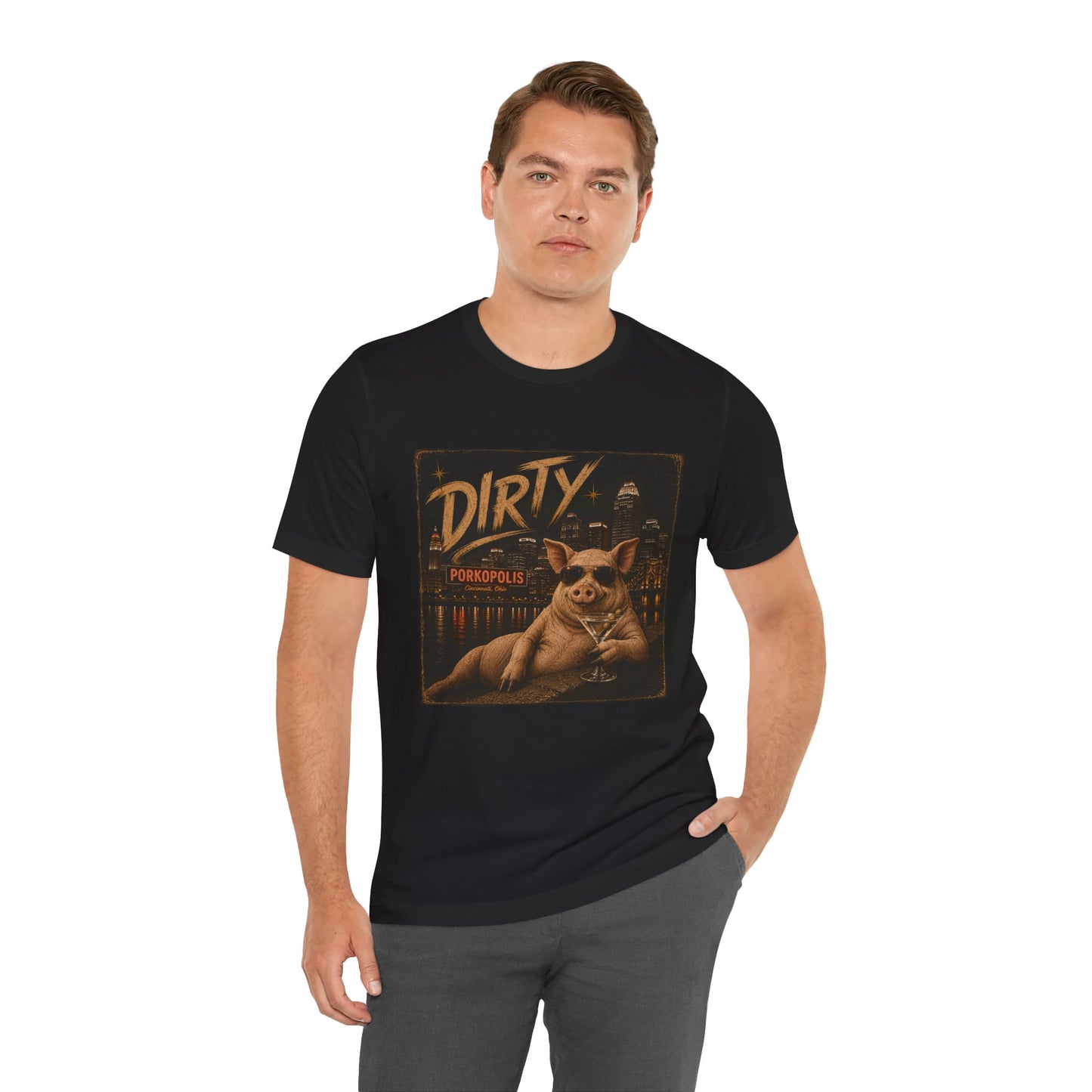 DIRTY Porkopolis Martini T-Shirt 🍸🐷