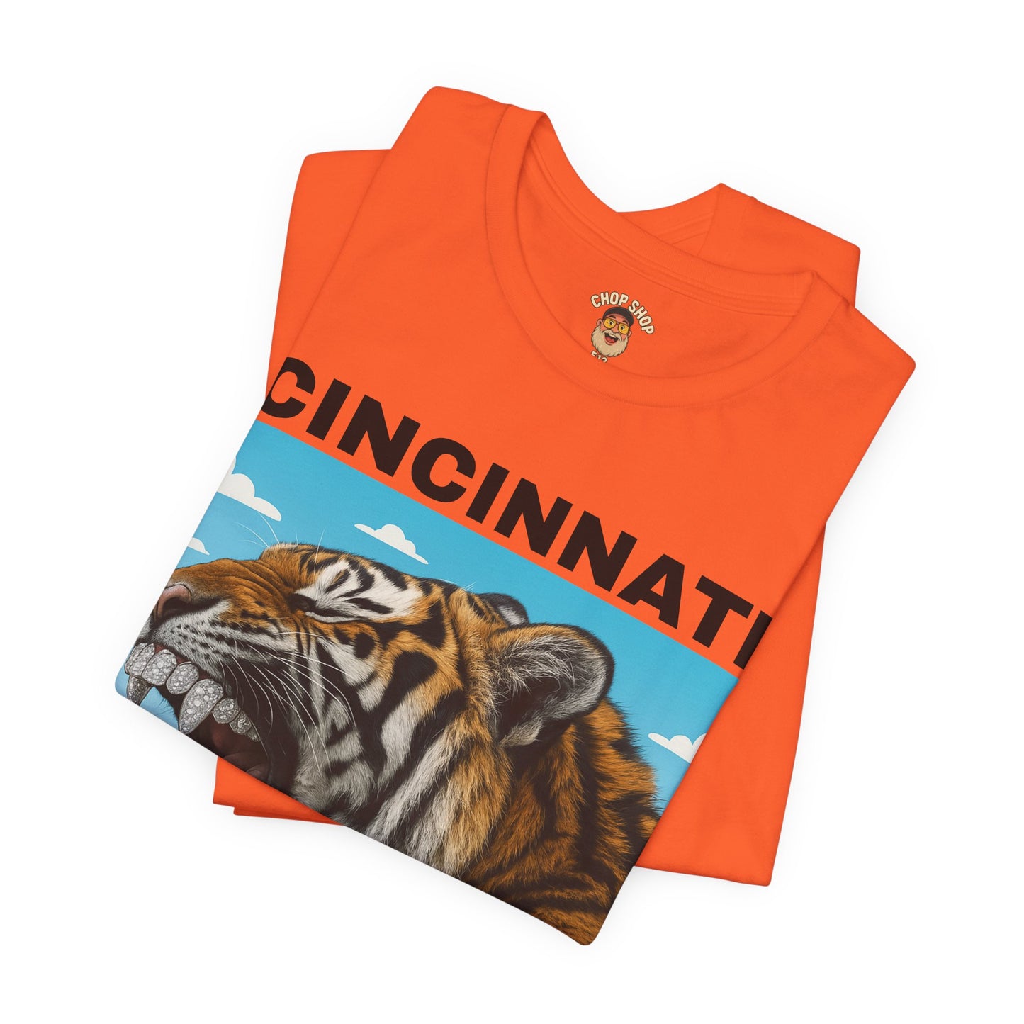 🔥💎🐅 Iced Out Roar – Queen City Tiger Tee